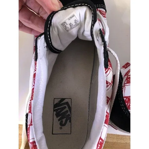 Vans Old School Sketch Checkerboard Sneakers Off The Wall Size 12 - Picture 7 of 11